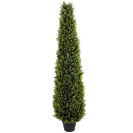 Τεχνητό Δέντρο Μεσογειακό Κυπαρίσσι 20395 150cm Green Globostar Πολυαιθυλένιο