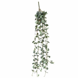Τεχνητό Κρεμαστό Φυτό Eucalyptus 20235 75cm Green Globostar Πολυαιθυλένιο,Ύφασμα