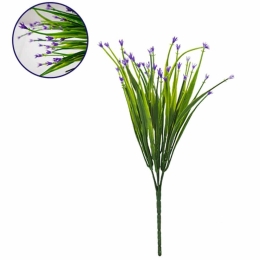 Τεχνητό Λουλούδι - Κλαδί Aphyllanthes 09079 17x30cm Green-Purple Globostar Πλαστικό