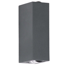 Φωτιστικό Τοίχου - Απλίκα Linor 60528 12,5x6x4cm Led 1000lm 10W 2700K Anthracite Globostar