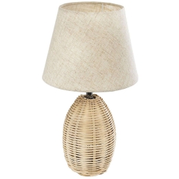 Φωτιστικό Επιτραπέζιο Boho Hasumi 01956 Φ23x40cm 1xE27 Beige GloboStar
