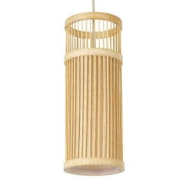 Φωτιστικό Οροφής Hinami Boho 01937 Φ13x35cm 1xE27 Beige GloboStar