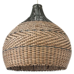 Φωτιστικό Οροφής Seychelles Boho 01949 Φ60x60cm 1xE27 Brown-Olive GloboStar