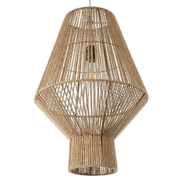 Φωτιστικό Οροφής Cayman 01853 Φ40x60cm 1xE27 Φ40x60cm Beige GloboStar