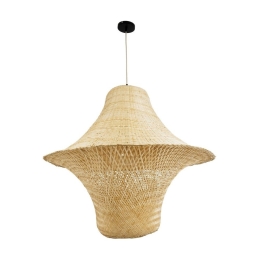 Φωτιστικό Οροφής Κρεμαστό Juniper 02047 Boho 1xE27 IP20 100x90cm Beige GloboStar