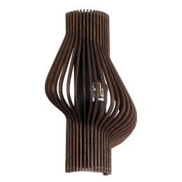 Φωτιστικό Τοίχου - Απλίκα Mihiro 02175 Boho 1xE27 IP20 25x13x40cm Dark Brown GloboStar