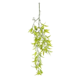 Τεχνητό Φυτό Κρεμαστό Ιτέα 20411 80cm Green GloboStar Πολυαιθυλένιο