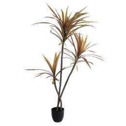 Τεχνητό Δέντρο Δράκαινα 20969 100x140cm Green-Brown GloboStar Πλαστικό, Ύφασμα
