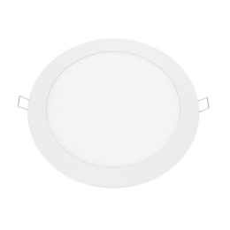 Panel Led Χωνευτό Plato2465RW 24W 6500K 1900lm White Aca Στρόγγυλο Αλουμίνιο