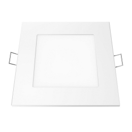 Panel Led Χωνευτό Plato640SW 6W 4000K 430lm White Aca Τετράγωνο Αλουμίνιο