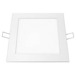 Panel Led Χωνευτό Plato1240SW 12W 4000K 950lm White Aca Τετράγωνο Αλουμίνιο