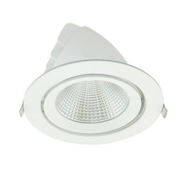 Σποτ Χωνευτό Lino3040 30W 4000K 2480lm White Aca Στρόγγυλο Αλουμίνιο