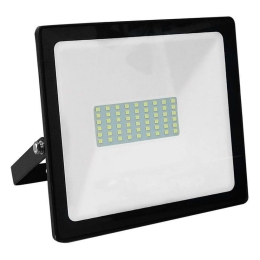 Προβολέας Led Q5030 50W 3000K 4000lm Black Aca Αλουμίνιο