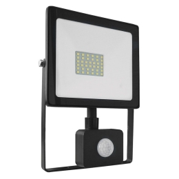Προβολέας Led Q3030S 30W 3000K 2400lm Black Aca Αλουμίνιο
