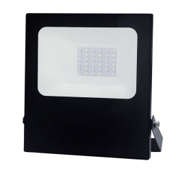 Προβολέας Led Q30RGBW 30W RGB+6000K Black Aca Αλουμίνιο