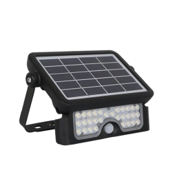 Προβολέας Led Ηλιακός Campo840 8W 4000K 600lm Black Aca Πλαστικό