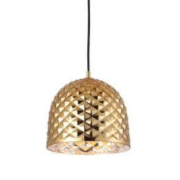 Φωτιστικό Οροφής 1ΧΕ27 V36352PB Φ24ΧΗ120cm Bronze Aca Γυαλί