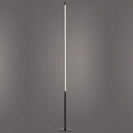 Φωτιστικό Δαπέδου Led ZM16LEDF148BK 18W 3000K 1440lm Dimmer D18ΧD1,8ΧΗ146 Black Aca Decor Αλουμίνιο