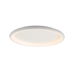 Φωτιστικό Οροφής - Πλαφονιέρα Led BR71LEDC81WH 100W 3000K 7010lm D81XH8,5 White Aca Decor Μέταλλο
