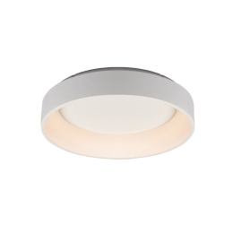 Φωτιστικό Οροφής - Πλαφονιέρα Led BR81LEDC60WH 48W 3000K 2630lm D60XH14 White Aca Decor Μέταλλο,Πλαστικό
