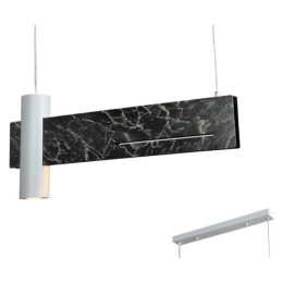 Φωτιστικό Οροφής - Ράγα Led DCR21LEDP60B 1XGU10- 12W Led 3000K 960lm 60Χ7ΧΗ120 Black Aca Decor Μέταλλο