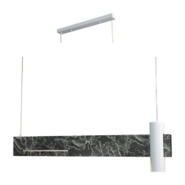 Φωτιστικό Οροφής - Ράγα Led DCR21LEDP90B 1XGU10- 18W Led 3000K 1440lm 90Χ7ΧΗ120 Black Aca Decor Μέταλλο