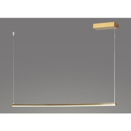 Φωτιστικό Οροφής - Ράγα Led ZM58LEDP100AB 20W 3000K 1600lm 100Χ5ΧH150 Brass Aca Decor Αλουμίνιο,Σιλικόνη