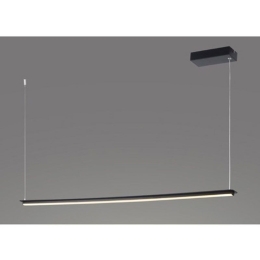 Φωτιστικό Οροφής - Ράγα Led ZM58LEDP100BK 20W 3000K 1600lm 100Χ5ΧH150 Black Aca Decor Αλουμίνιο,Σιλικόνη