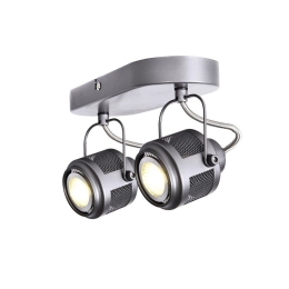 Φωτιστικό Οροφής - Σποτ AR2092W28G 2ΧGU10 28Χ10Χ16 Grey Aca Decor Μέταλλο