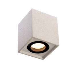 Φωτιστικό Οροφής - Σποτ MK131S10W 1ΧGU10 8,5X8,5XH10 White Aca Decor Τσιμέντο