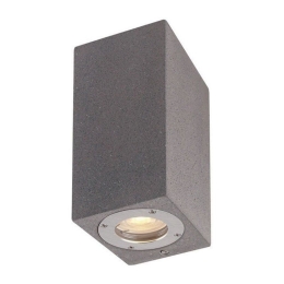 Φωτιστικό Τοίχου MK0532SB Up-Down IP65 2XGU10 Black Aca Decor