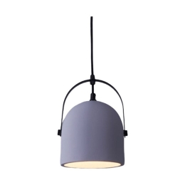 Φωτιστικό Οροφής KS411P16G 1ΧΕ27 D16XH130 Grey Aca Decor Τσιμέντο