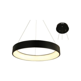 Φωτιστικό Οροφής Led BR81LEDP78BK 80W 3000K 4100lm D78XH120 Black Aca Decor Μέταλλο