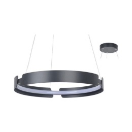 Φωτιστικό Οροφής Led ZM18LEDP60BK 34W 3000K 2720lm D60XH150 Black Aca Decor Αλουμίνιο