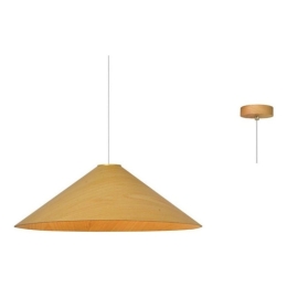 Φωτιστικό Οροφής MQ13P136NW 1Χ GX53 D36XH160 Natural Aca Decor Ξύλο