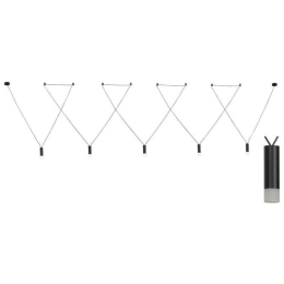 Φωτιστικό Οροφής YL22P5BK 5ΧG9 5x D3,6XH13 Black Aca Decor Αλουμίνιο