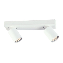 Φωτιστικό Οροφής Σποτ RA302S32WH 2XGU10 32Χ7Χ11White Aca Decor Αλουμίνιο