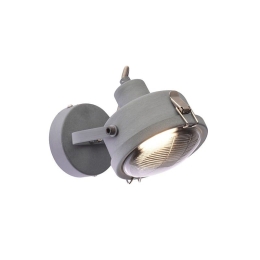 Φωτιστικό Τοίχου - Απλίκα AR1721W19G 1ΧGU10 D12X19 Grey Aca Decor Μέταλλο