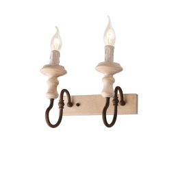 Φωτιστικό Τοίχου - Απλίκα EG172W25R 2ΧΕ14 25Χ21Χ24 Rust Aca Decor Μέταλλο