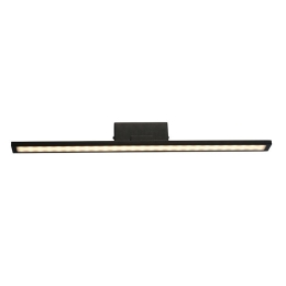 Φωτιστικό Τοίχου - Απλίκα Led PN19LEDW56BK 16W 3000K 1040lm IP44 56X7X7 Black Aca Decor Μέταλλο