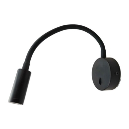Φωτιστικό Τοίχου - Απλίκα Led SF1501LEDB 3W 3200K 190lm D8X36 Black Aca Decor Αλουμίνιο