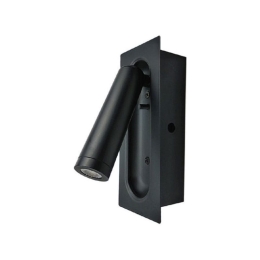 Φωτιστικό Τοίχου - Απλίκα Led SF701LEDB 3W 3200K 190lm Black Aca Decor Μέταλλο
