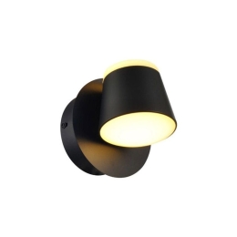 Φωτιστικό Τοίχου - Απλίκα Led V83LEDW13BK 8W 3000K 640lm 12X12X13 Black Aca Decor Μέταλλο