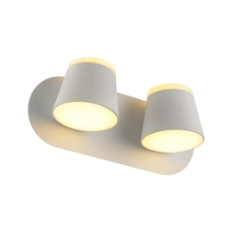 Φωτιστικό Τοίχου - Απλίκα Led V83LEDW27WH 16W 3000K 1280lm 27X12X11 White Aca Decor Μέταλλο