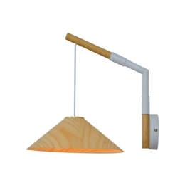 Φωτιστικό Τοίχου - Απλίκα MQ13W130NW 1Χ GX53 30Χ40Χ32 Natural Aca Decor Μέταλλο,Ξύλο