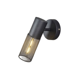 Φωτιστικό Τοίχου - Απλίκα OD601S13BK 1ΧΕ27 13Χ10Χ20 Black Aca Decor Μέταλλο
