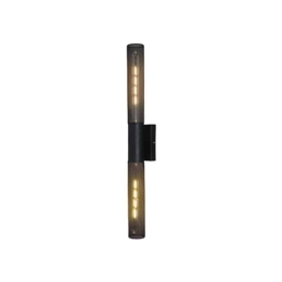 Φωτιστικό Τοίχου - Απλίκα OD602W72BK 2ΧΕ27 10Χ10X72 Black Aca Decor Μέταλλο