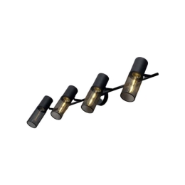 Φωτιστικό Τοίχου - Απλίκα OD604S84BK 4ΧΕ27 84Χ16Χ20 Black Aca Decor Μέταλλο