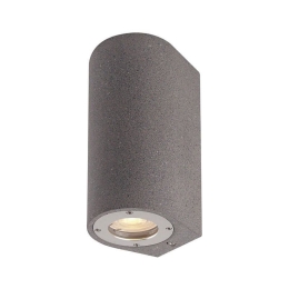 Φωτιστικό Τοίχου - Απλίκα MK0522RB Up-Down IP65 2XGU10 Black Aca Decor