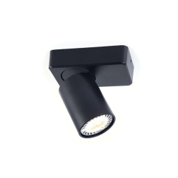 Φωτιστικό Τοίχου - Οροφής RA301S12BK 1XGU10 12Χ7X11 Black Aca Decor Αλουμίνιο
